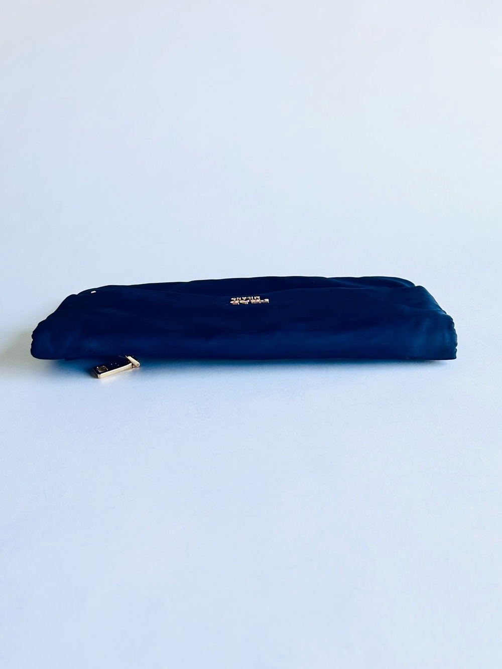 Prada Black Nylon Fold-Over Clutch - Picture 6 of 13